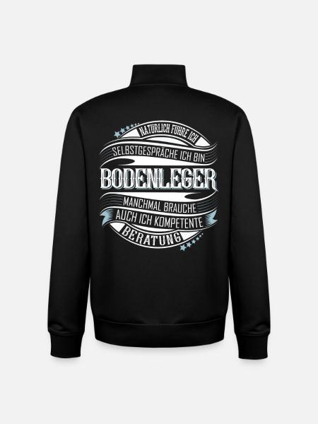 Bodenleger - Unisex Organic Zip Sweatshirt von Stanley/Stella - Schwarz