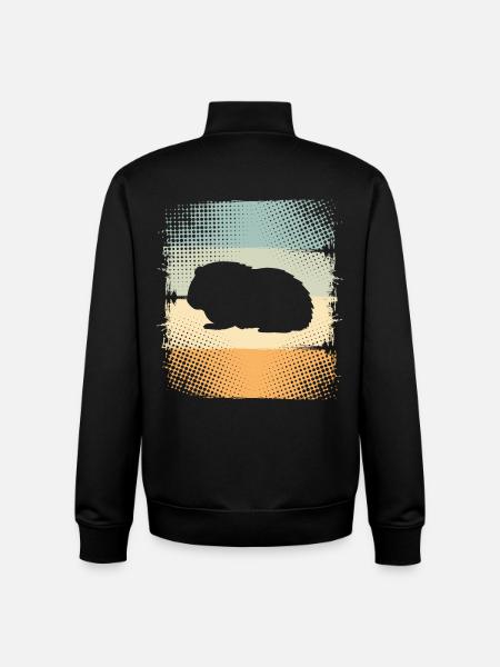 Cobayes - Sweat zippé unisexe en coton bio Stanley/Stella - noir