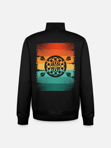 Dart - Unisex Organic Zip Sweatshirt von Stanley/Stella - Schwarz