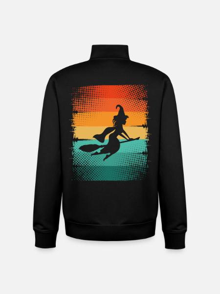 Hexe - Unisex Organic Zip Sweatshirt von Stanley/Stella - Schwarz