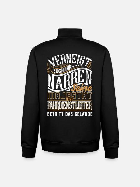 Fahrdienstleiter - Unisex Organic Zip Sweatshirt von Stanley/Stella - Schwarz