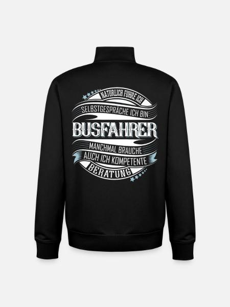 Busfahrer - Unisex Organic Zip Sweatshirt von Stanley/Stella - Schwarz