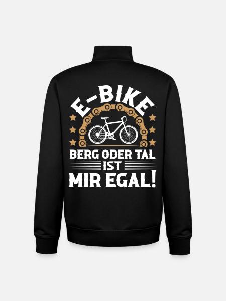 E-Bike - Unisex Organic Zip Sweatshirt von Stanley/Stella - Schwarz