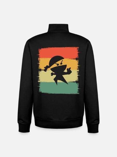 Ninja - Unisex Organic Zip Sweatshirt by Stanley/Stella - black