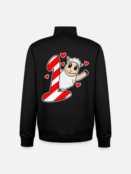I am 1 - 1st birthday - Unisex Organic Zip Sweatshirt by Stanley/Stella - black