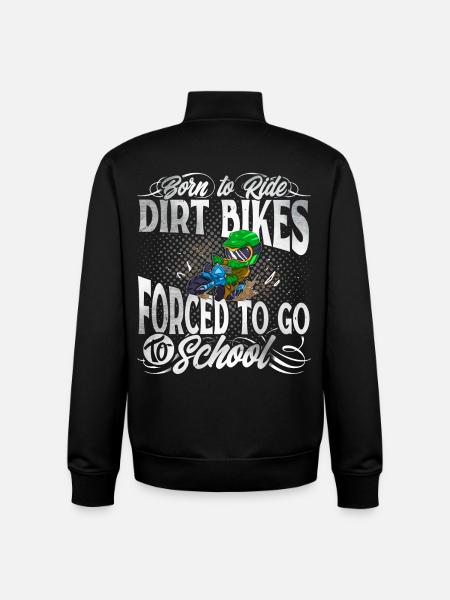 Motocross - Sweat zippé unisexe en coton bio Stanley/Stella - noir