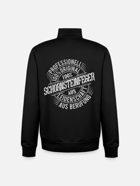 Schornsteinfeger - Unisex Organic Zip Sweatshirt von Stanley/Stella - Schwarz