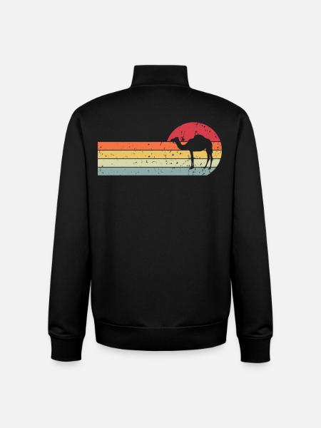 Kamel - Unisex Organic Zip Sweatshirt von Stanley/Stella - Schwarz