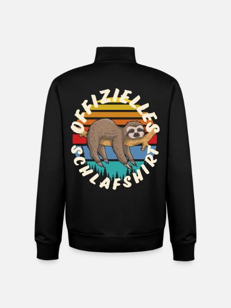 Faultier - Unisex Organic Zip Sweatshirt von Stanley/Stella - Schwarz
