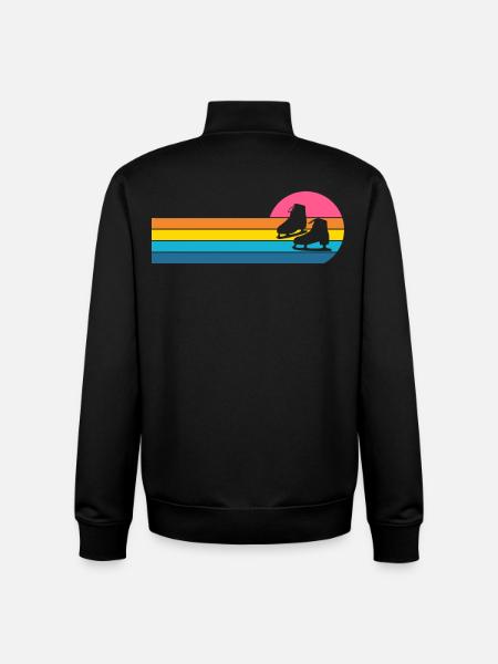 Skate - Unisex Organic Zip Sweatshirt by Stanley/Stella - black
