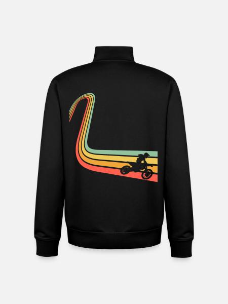 Motocross - Unisex Organic Zip Sweatshirt by Stanley/Stella - black
