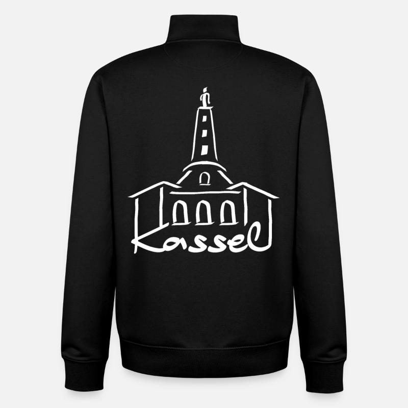 Herkules Kassel - Unisex Organic Zip Sweatshirt von Stanley/Stella - Schwarz