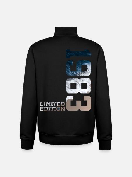 43RD BIRTHDAY LIMITED EDITION 1983 - Unisex Organic Zip Sweatshirt by Stanley/Stella - black