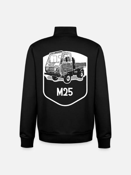 Multicar M25 - RDA - Classique - Sweat zippé unisexe en coton bio Stanley/Stella - noir