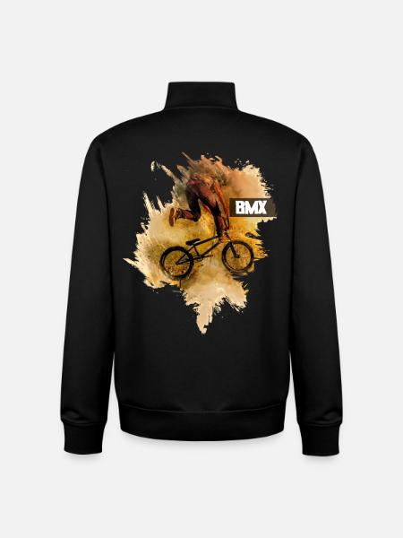 BMX | Bicycle - Unisex Organic Zip Sweatshirt by Stanley/Stella - black
