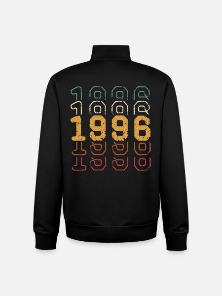 1996 - Unisex Organic Zip Sweatshirt von Stanley/Stella - Schwarz