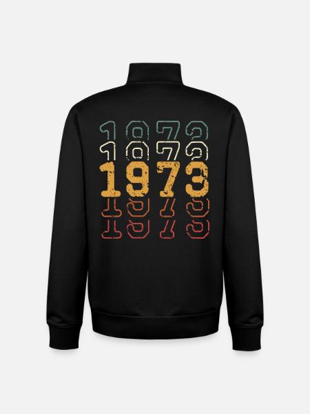 1973 - Sweat zippé unisexe en coton bio Stanley/Stella - noir