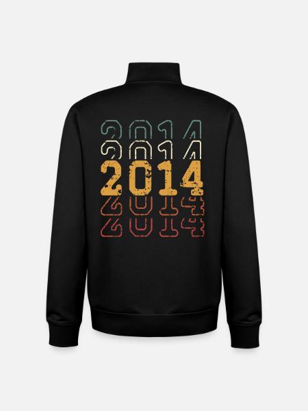 2014 - Sweat zippé unisexe en coton bio Stanley/Stella - noir