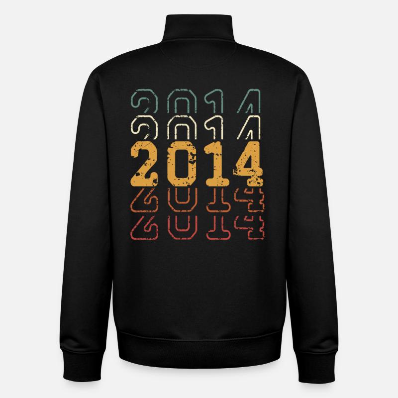 2014 - Unisex Organic Zip Sweatshirt by Stanley/Stella - black