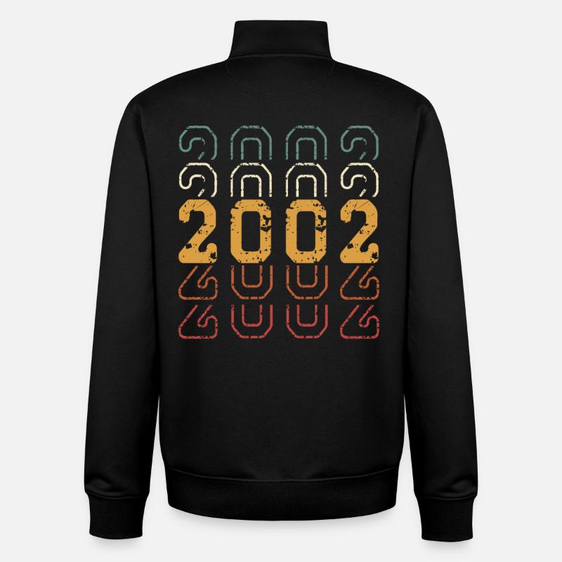 2002 - Sweat zippé unisexe en coton bio Stanley/Stella - noir