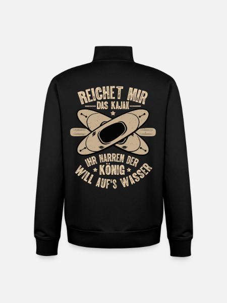Kajak Kajakfahren - Unisex Organic Zip Sweatshirt von Stanley/Stella - Schwarz