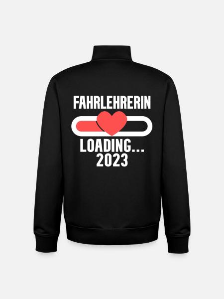 Fahrlehrerin 2023 Loading - Unisex Organic Zip Sweatshirt von Stanley/Stella - Schwarz