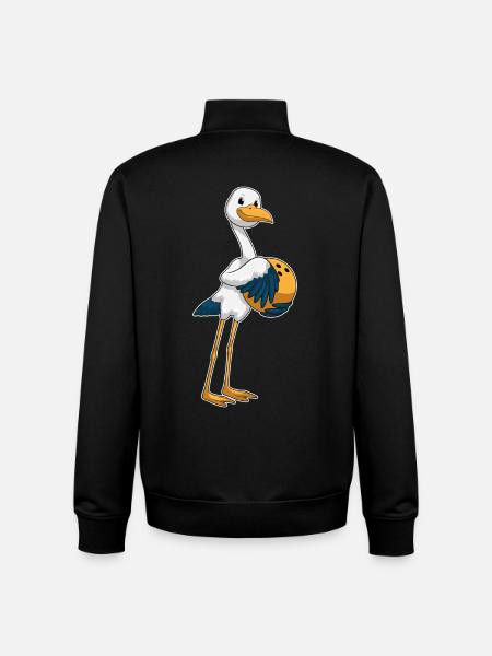 Storch Bowling Bowling Ball - Unisex Organic Zip Sweatshirt by Stanley/Stella - black