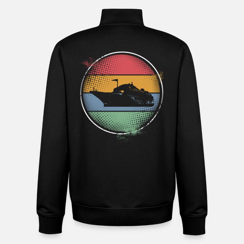 Kreuzfahrtschiff Kreuzfahrt - Unisex Organic Zip Sweatshirt von Stanley/Stella - Schwarz
