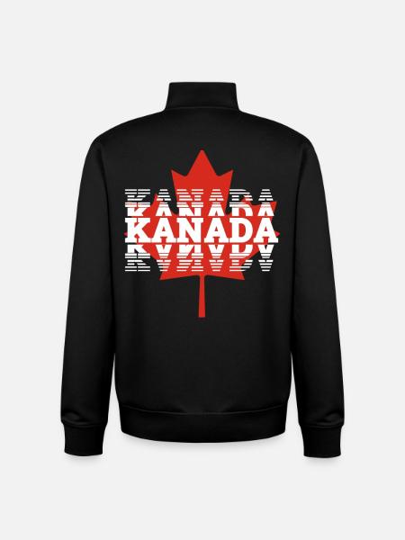 Kanada - Unisex Organic Zip Sweatshirt von Stanley/Stella - Schwarz