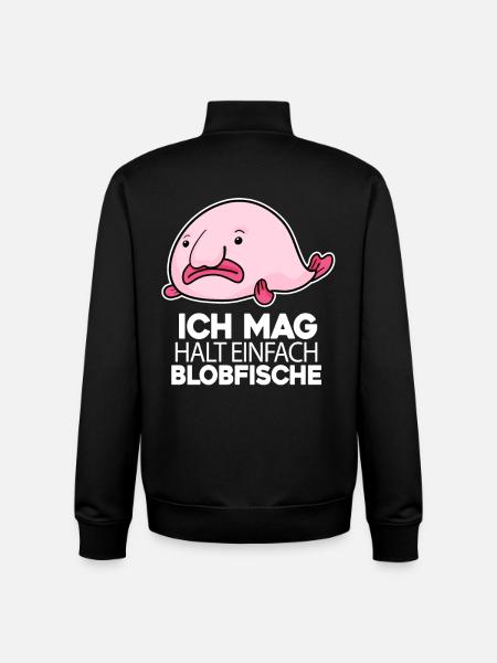 Blobfisch - Unisex Organic Zip Sweatshirt von Stanley/Stella - Schwarz