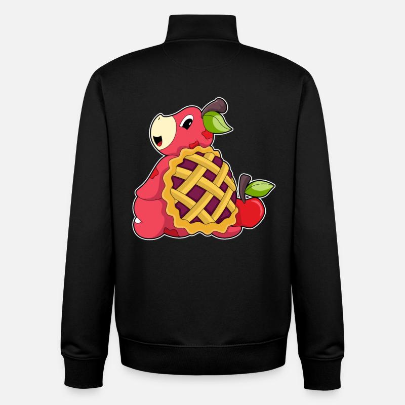 Schildkröte mit Panzer - Unisex Organic Zip Sweatshirt von Stanley/Stella - Schwarz