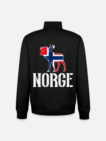 Norway - Unisex Organic Zip Sweatshirt by Stanley/Stella - black