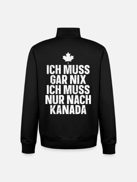 Kanada - Unisex Organic Zip Sweatshirt von Stanley/Stella - Schwarz