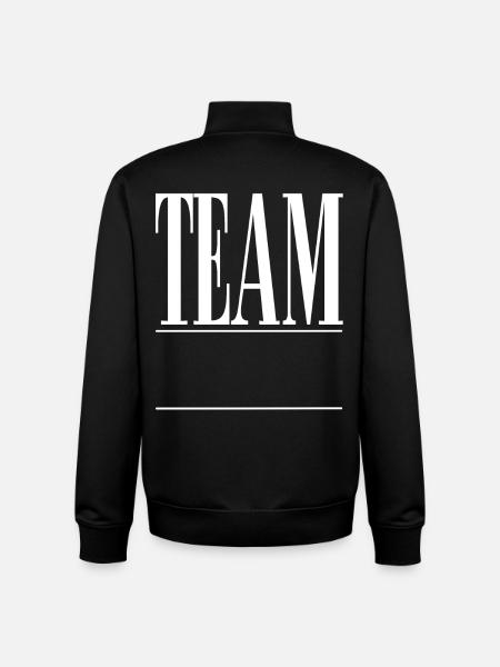 Team - Unisex Organic Zip Sweatshirt by Stanley/Stella - black