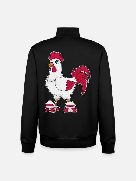 Hahn Roller Skating Roller Skates - Unisex Organic Zip Sweatshirt by Stanley/Stella - black