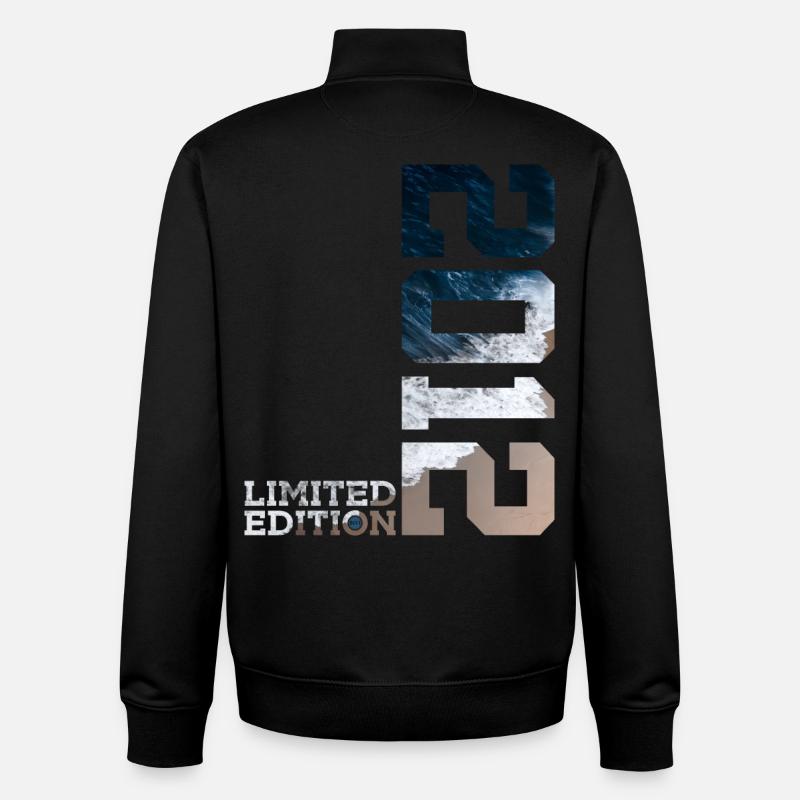 14E ANNIVERSAIRE ÉDITION LIMITÉE 2012 - Sweat zippé unisexe en coton bio Stanley/Stella - noir