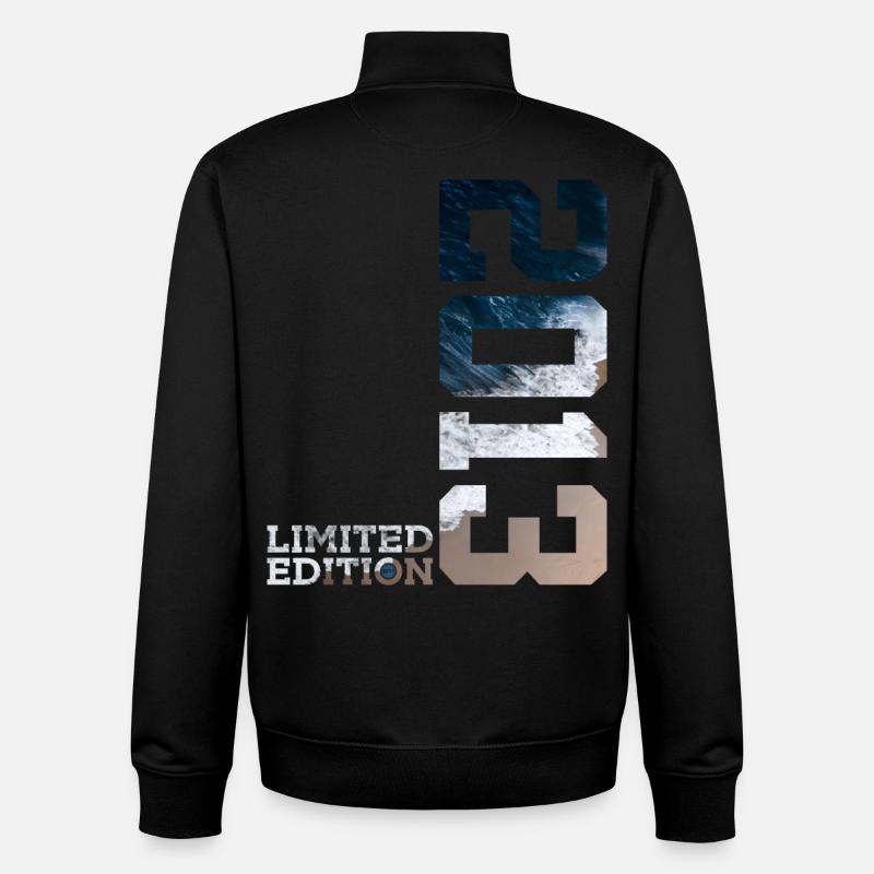 13E ANNIVERSAIRE ÉDITION LIMITÉE 2013 - Sweat zippé unisexe en coton bio Stanley/Stella - noir