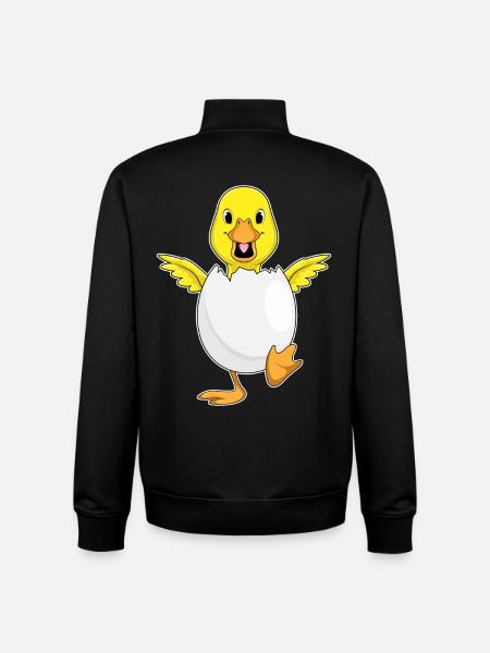Duck Eggshell - Unisex Organic Zip Sweatshirt by Stanley/Stella - black
