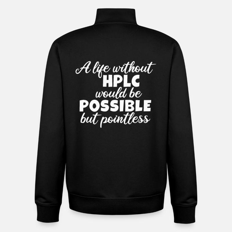 High Performance Liquid Chromatography HPLC - Unisex Organic Zip Sweatshirt von Stanley/Stella - Schwarz