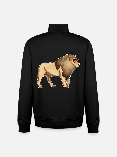Leo Sunglasses - Unisex Organic Zip Sweatshirt by Stanley/Stella - black