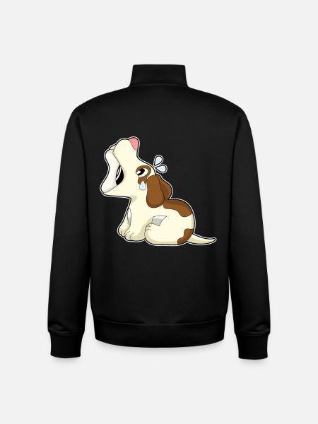 Os de chien - Sweat zippé unisexe en coton bio Stanley/Stella - noir