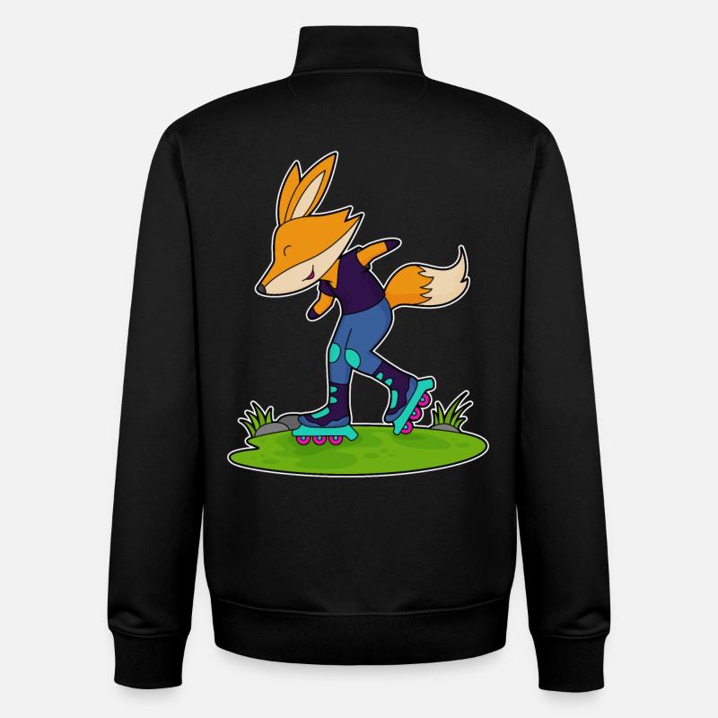 Fuchs Inline skating Inline skates - Unisex Organic Zip Sweatshirt by Stanley/Stella - black