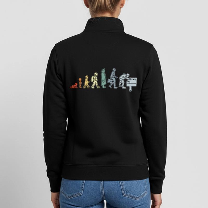 Pool Evolution Unisex Organic Zip Sweatshirt von Stanley/Stella