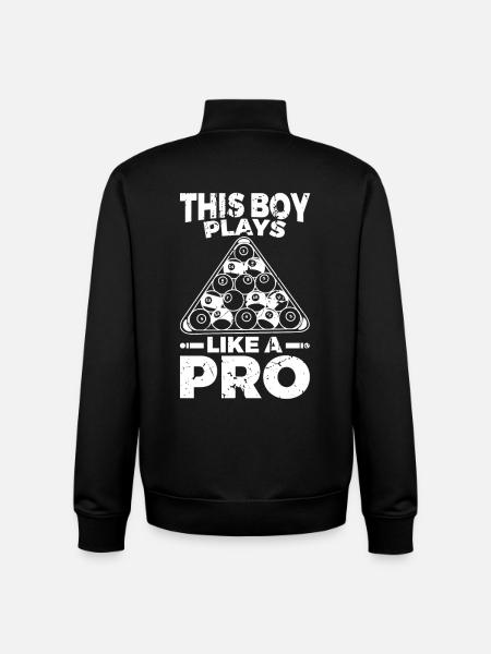 Pool Boy - Unisex Organic Zip Sweatshirt by Stanley/Stella - black