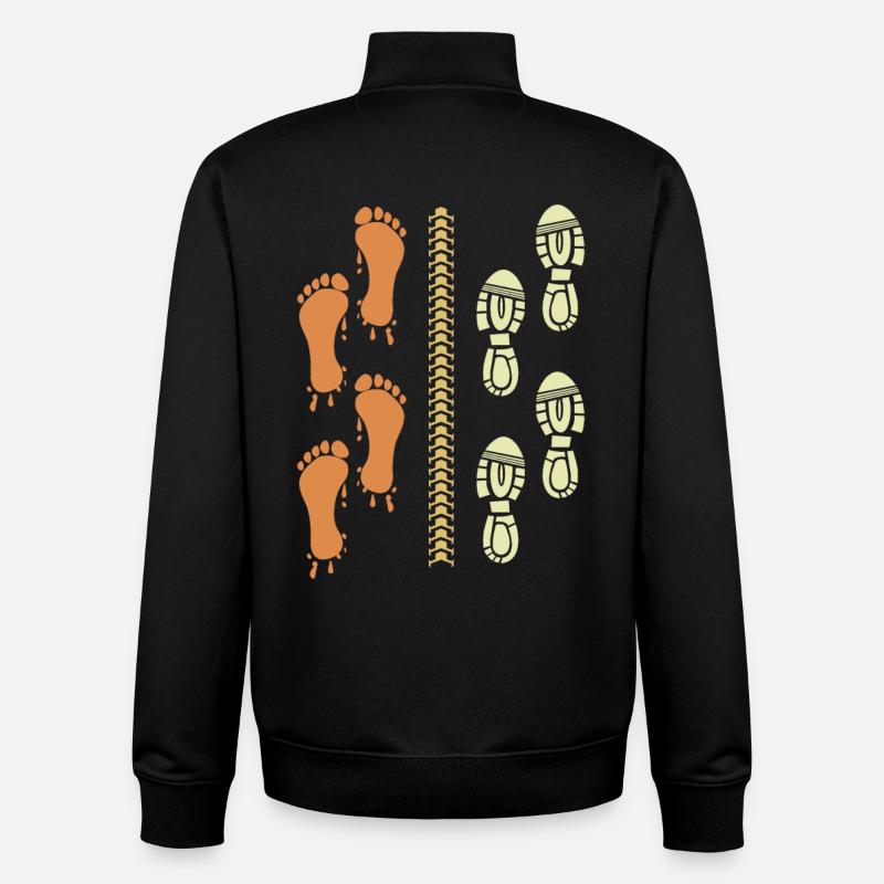 Triathlet Läufer Radfahrer - Unisex Organic Zip Sweatshirt von Stanley/Stella - Schwarz