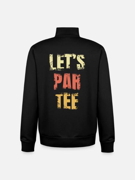 Golf lover joke - Unisex Organic Zip Sweatshirt by Stanley/Stella - black