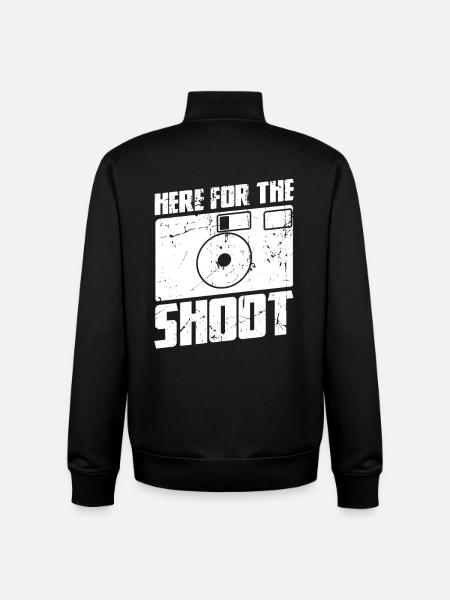 Photography Joke - Unisex Organic Zip Sweatshirt by Stanley/Stella - black