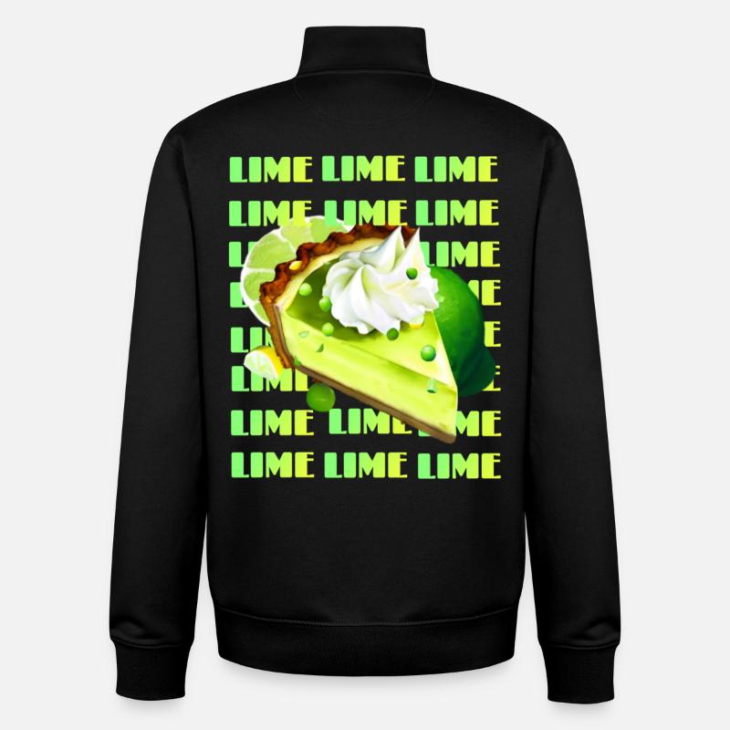 Key Lime Pie - Unisex Organic Zip Sweatshirt by Stanley/Stella - black