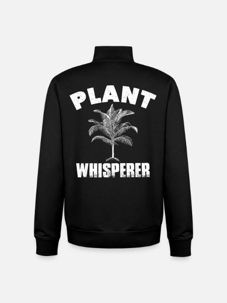 Pflanzenflüsterer Baum Hobby Gartengärtner - Unisex Organic Zip Sweatshirt von Stanley/Stella - Schwarz