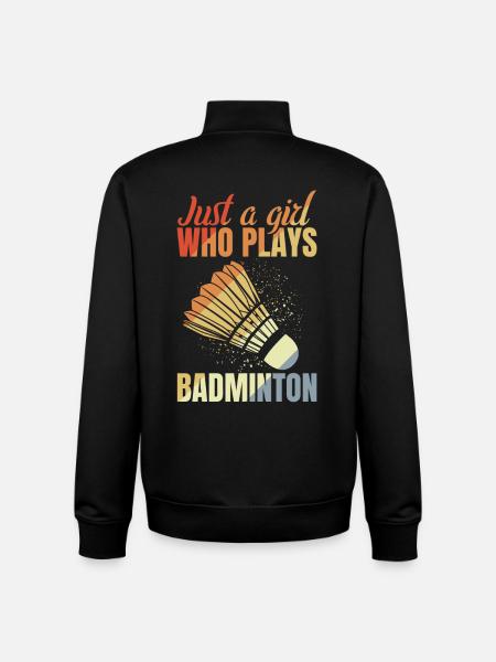 Badmintonspielerin - Unisex Organic Zip Sweatshirt von Stanley/Stella - Schwarz